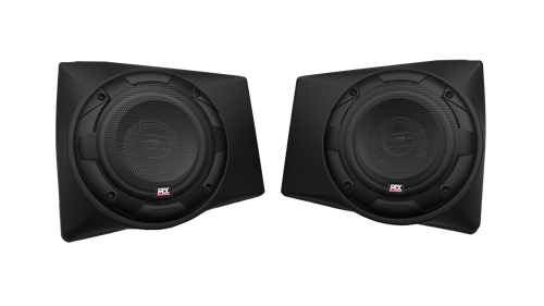 Two Speaker, Dual Amplifier, And Single Subwoofer Polaris Ranger Audio System