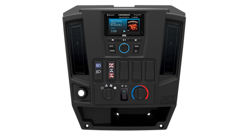 Four Speaker, Dual Amplifier, And Single Subwoofer Polaris Ranger Audio System