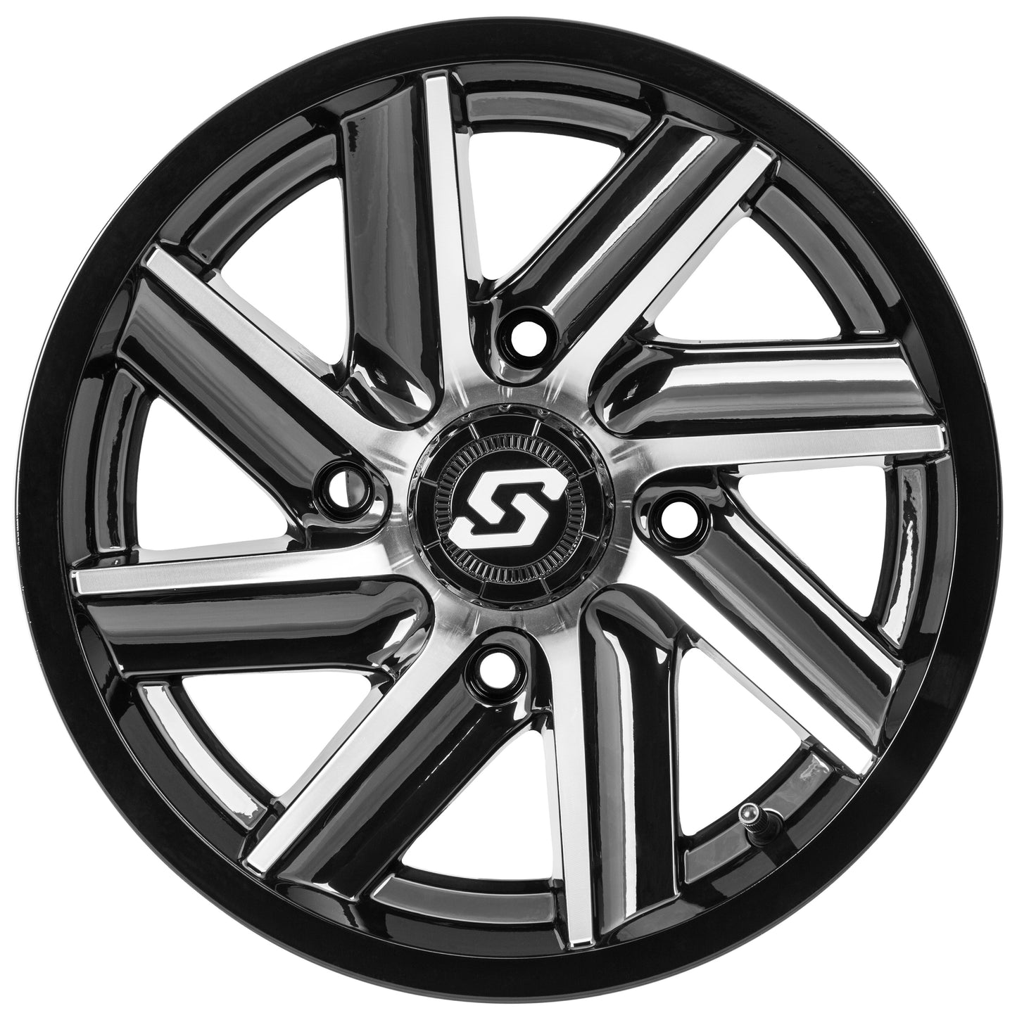 Chopper Wheel Gloss Black Machined / Gloss Black