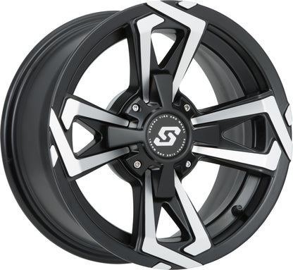 Riot Wheel Satin Black Machined